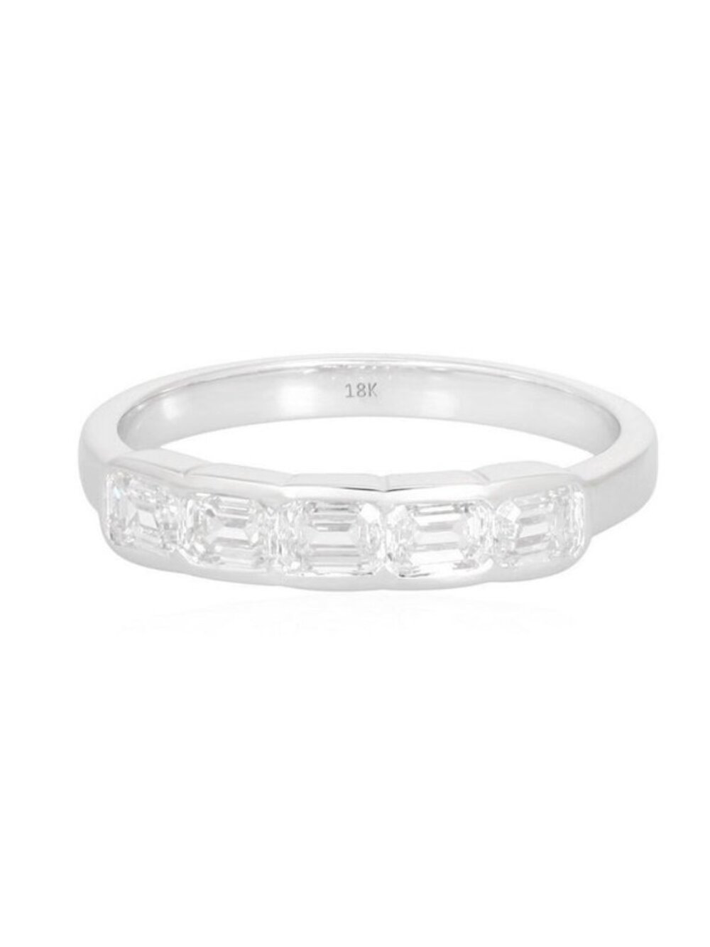 Celestial Dusk 18K Gold Diamond Eternity Ring